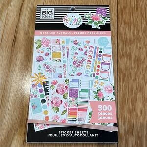 The Happy Planner Detailed Floral Stickers